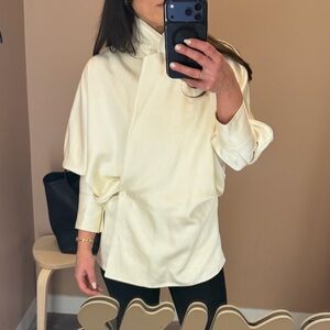 TOTEME Asymetric Wrap Blouse